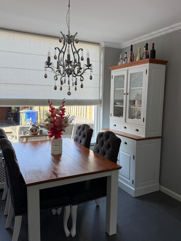 Goossens Nancy Buffetkast | Blank Eiken | 100  53  210 cm, Ophalen, Gebruikt, 200 cm of meer, Eikenhout