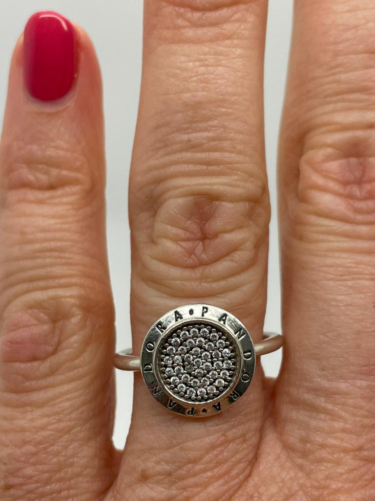 D957 Prachtige zilveren Thomas Sabo ring maat 18,5, 18 tot 19, Ophalen of Verzenden, X, Dame