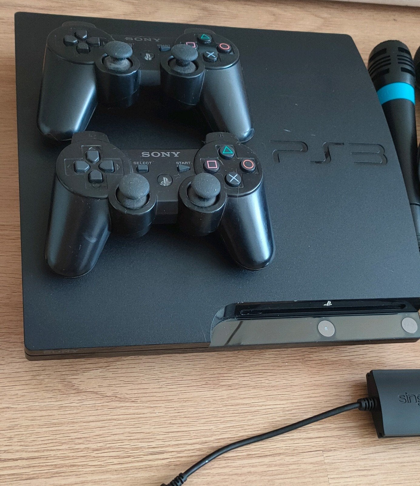 PlayStation 3 Slim + Games, Ophalen, Met 2 controllers, Slim, Gebruikt