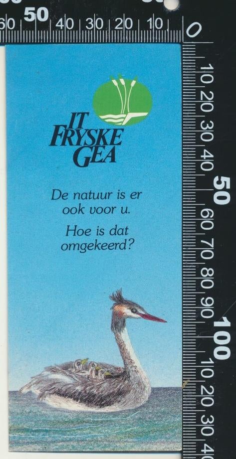 Sticker: It Fryske Gea (5), Ophalen of Verzenden, Zo goed als nieuw, Dier en Natuur