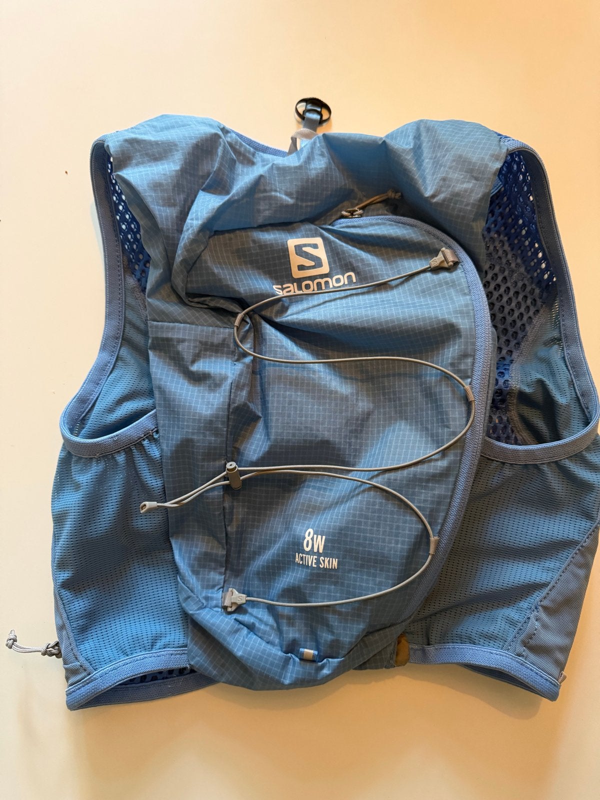 Salomon Active Skin 8W Hardloopvest Maat XS, Overige merken, Ophalen of Verzenden, Zo goed als nieuw, Kleding