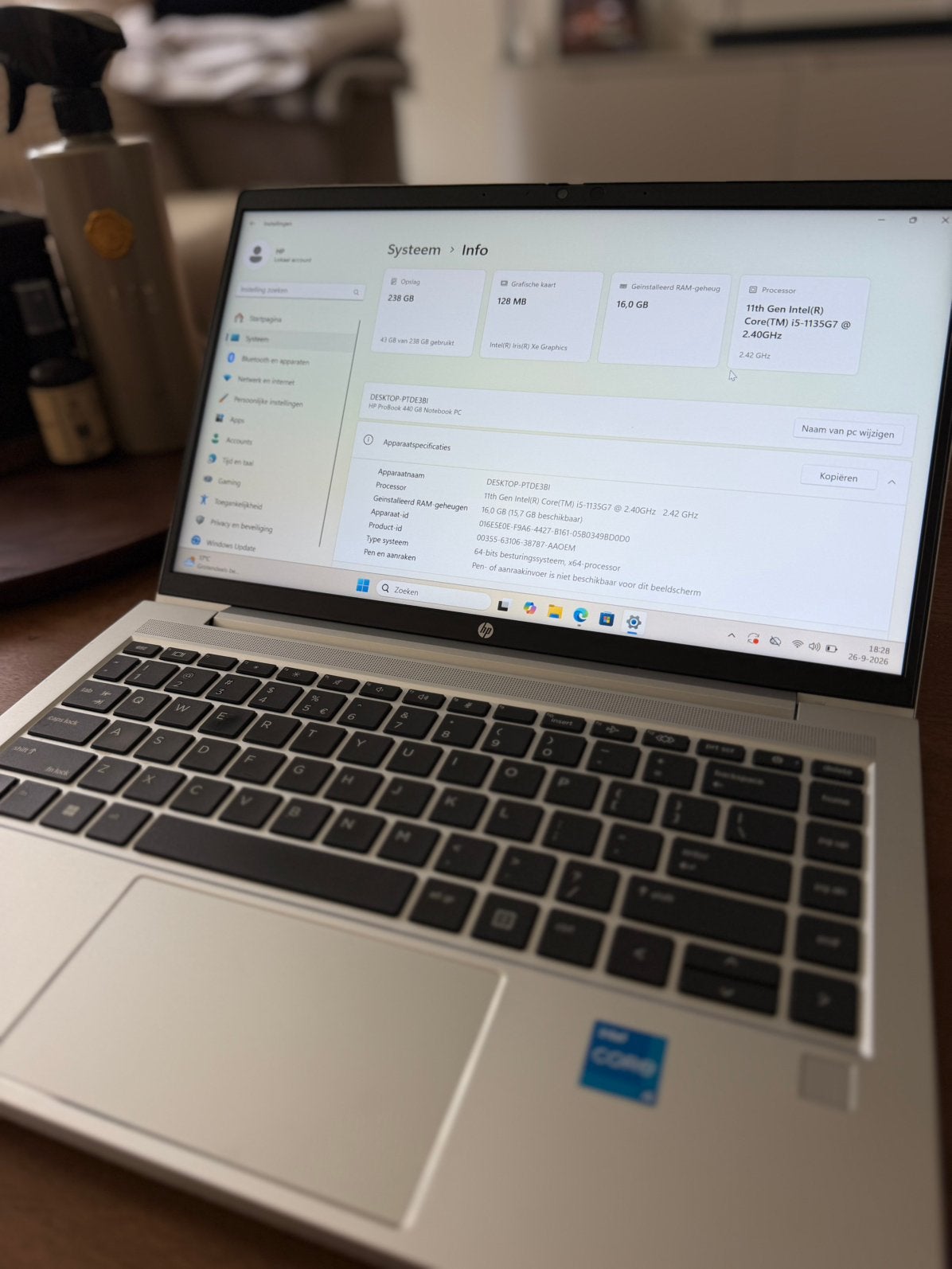 HP ProBook 440 G8 | i5-1135G7 | 16GB RAM | 256GB SSD | ZGAN, Computers en Software, 2 tot 3 Ghz, Qwerty, 14 inch, Ophalen of Verzenden