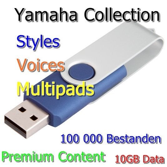 Yamaha USB Stick 100 000 bestanden, Verzenden, Nieuw