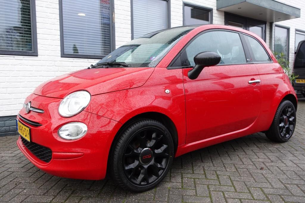 Fiat 500C 1.0 Black & Red Edition Hybride, Auto's, Fiat, Bedrijf, 500C, ABS, Airconditioning, Bluetooth, Boordcomputer, Centrale vergrendeling