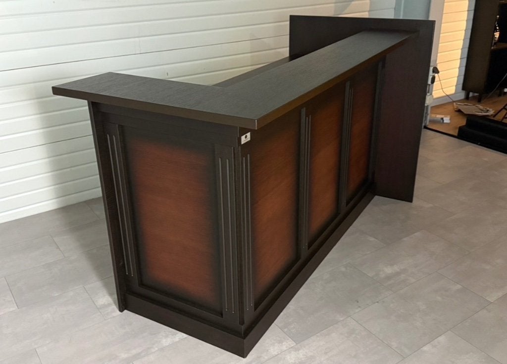 Bruine bar / huisbar / mancave bar / Muurbar / Hoekbar, Ophalen, Info@123barren.nl, Nieuw, 123 Barren