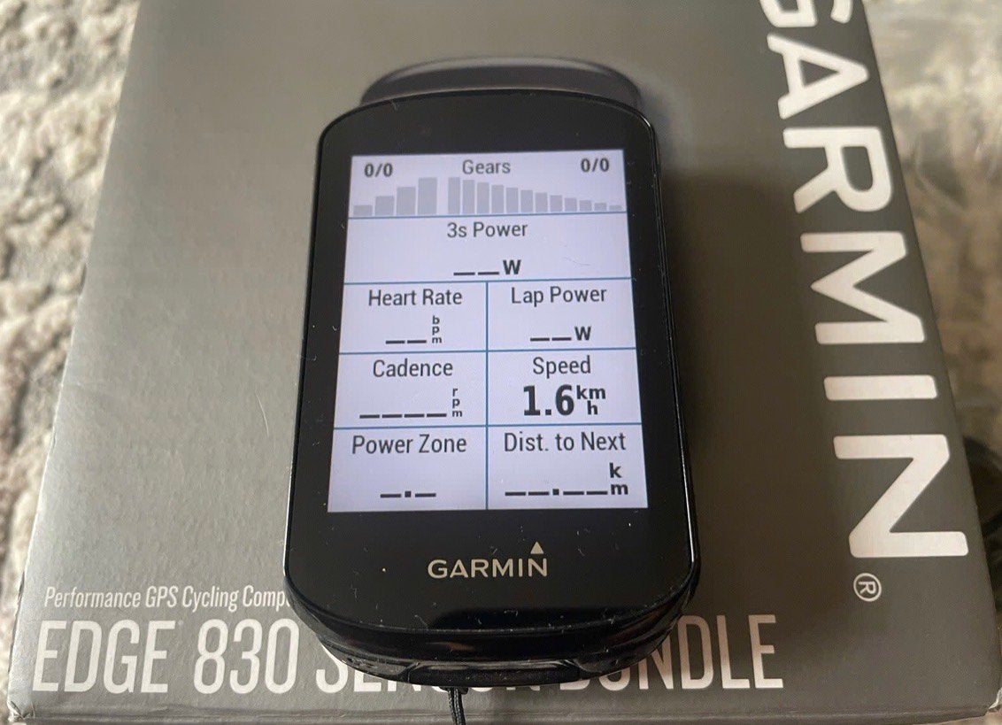 Garmin edge 830 sensor bundle, Ophalen of Verzenden, Draadloos, Zo goed als nieuw