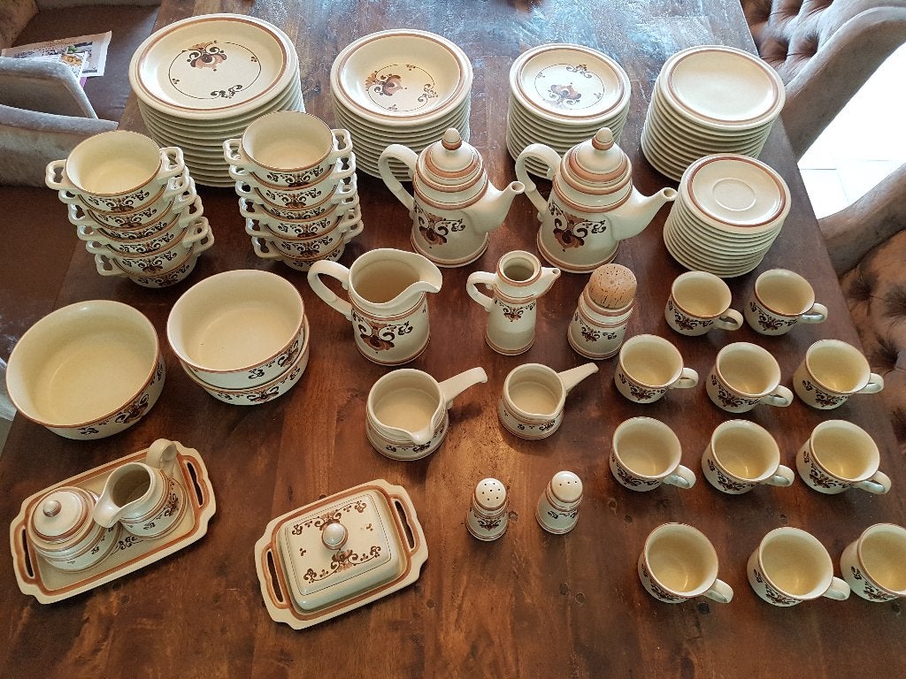 100-Delig Porseleinen Servies (NIEUW!), Ophalen, Nieuw, Overige stijlen, Porselein