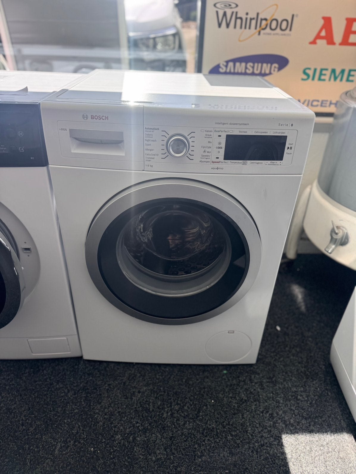 'BOSCH 1600 SERIE 8 ECO A+++ 9 KG met 2 jaar garantie, 1200 tot 1600 toeren, N, N, 8 tot 10 kg
