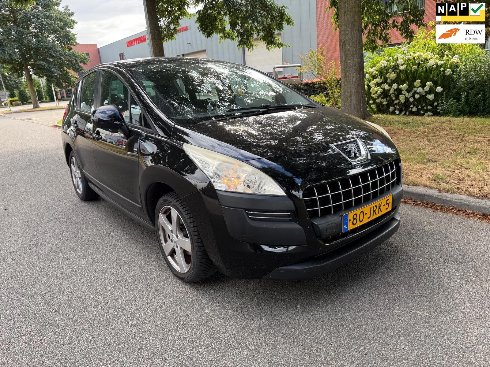 Peugeot 3008 1.6 VTi SR, Auto's, Voorwielaandrijving, Gebruikt, 4 cilinders, Zwart