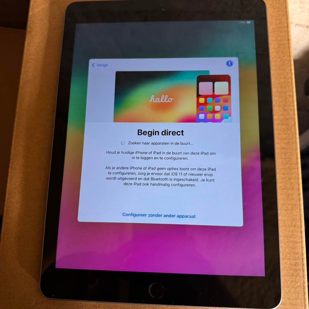 Ipad 6e generation ios 18, 10 inch, 32 GB, Apple iPad, Ophalen of Verzenden