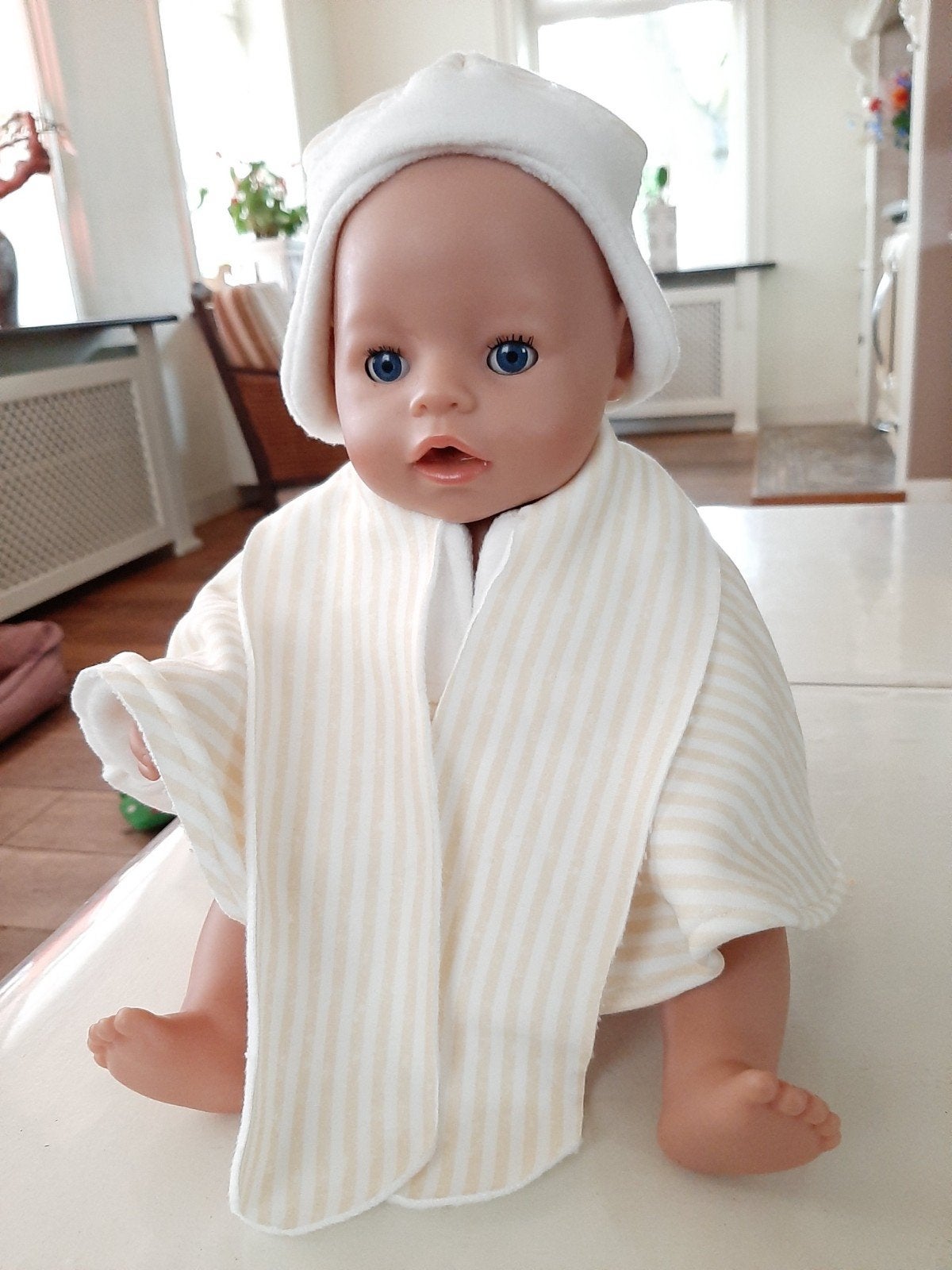 Muts cape sjaal baby born pop 43cm, Ophalen of Verzenden, Babypop