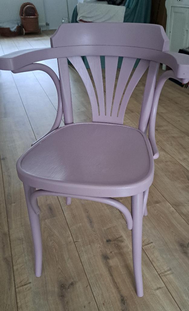 Vintage caféstoel, gerestyled, Huis en Inrichting, Stoelen, Ophalen, Overige kleuren, Zo goed als nieuw, Eén