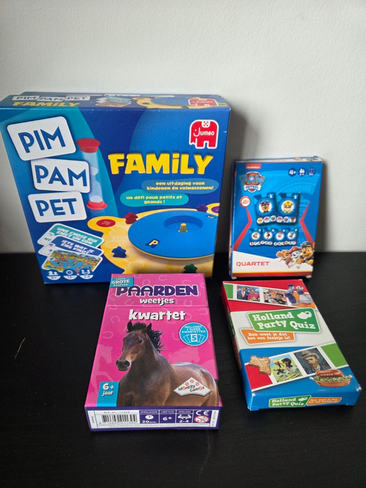 Kinderspellen, Ophalen, Zo goed als nieuw