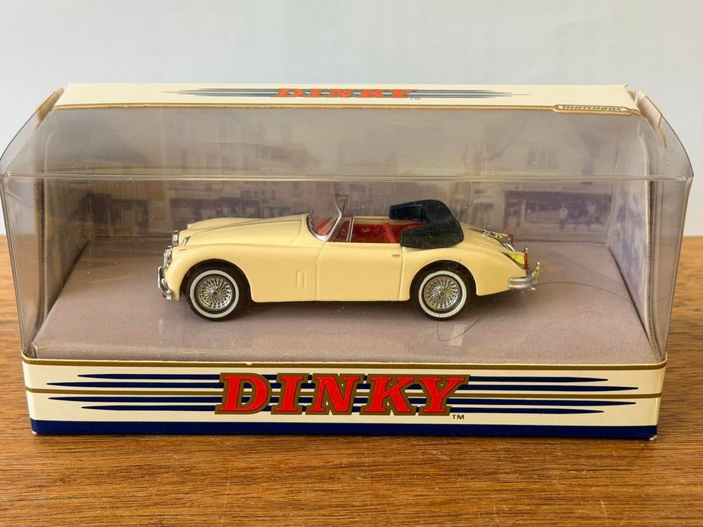 Matchbox Collectibles 1960 Jaguar XK150 Drophead Coupé 1:43, Ophalen of Verzenden, Zo goed als nieuw, Auto, Dinky Toys