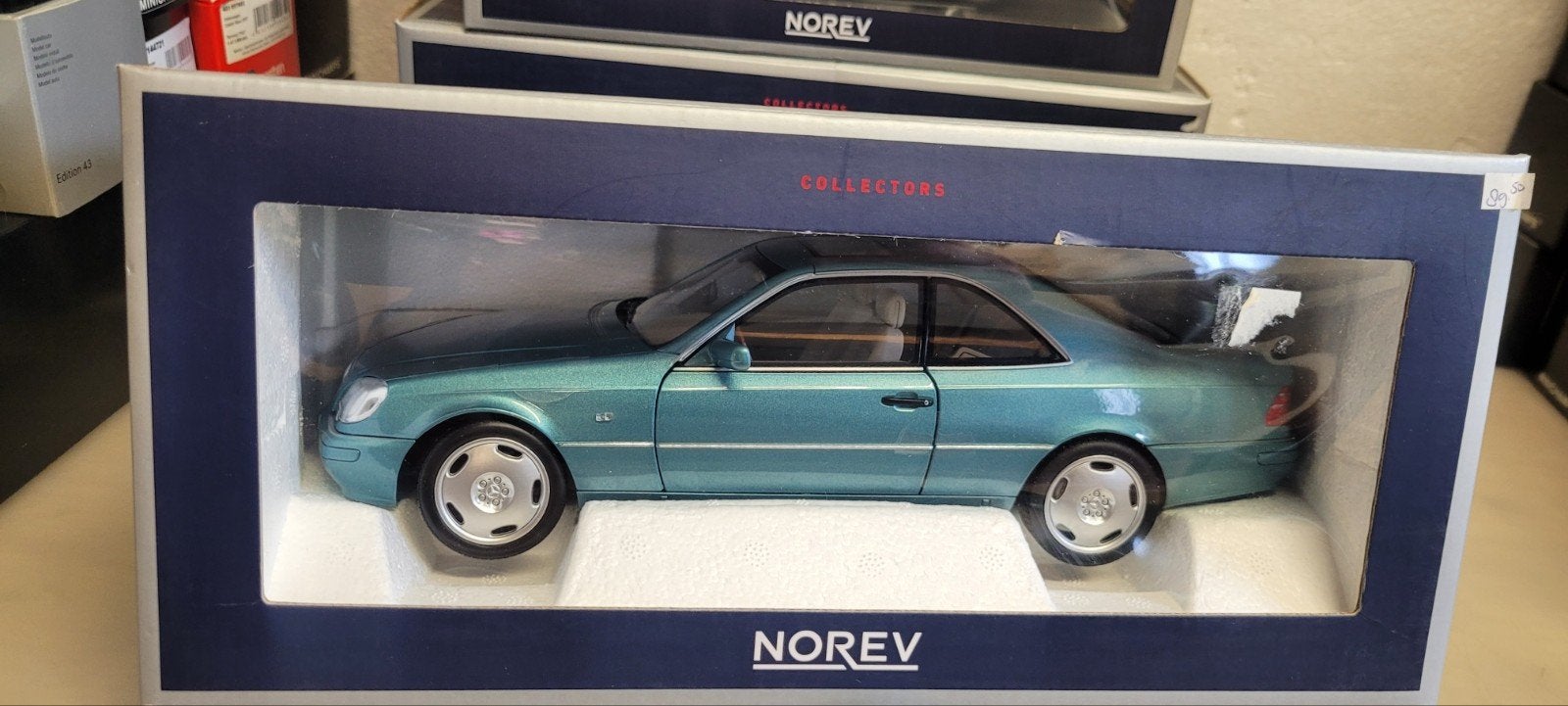 Norev 1997 Mercedes CL600 coupe, Ophalen of Verzenden, Zo goed als nieuw, Auto, Norev