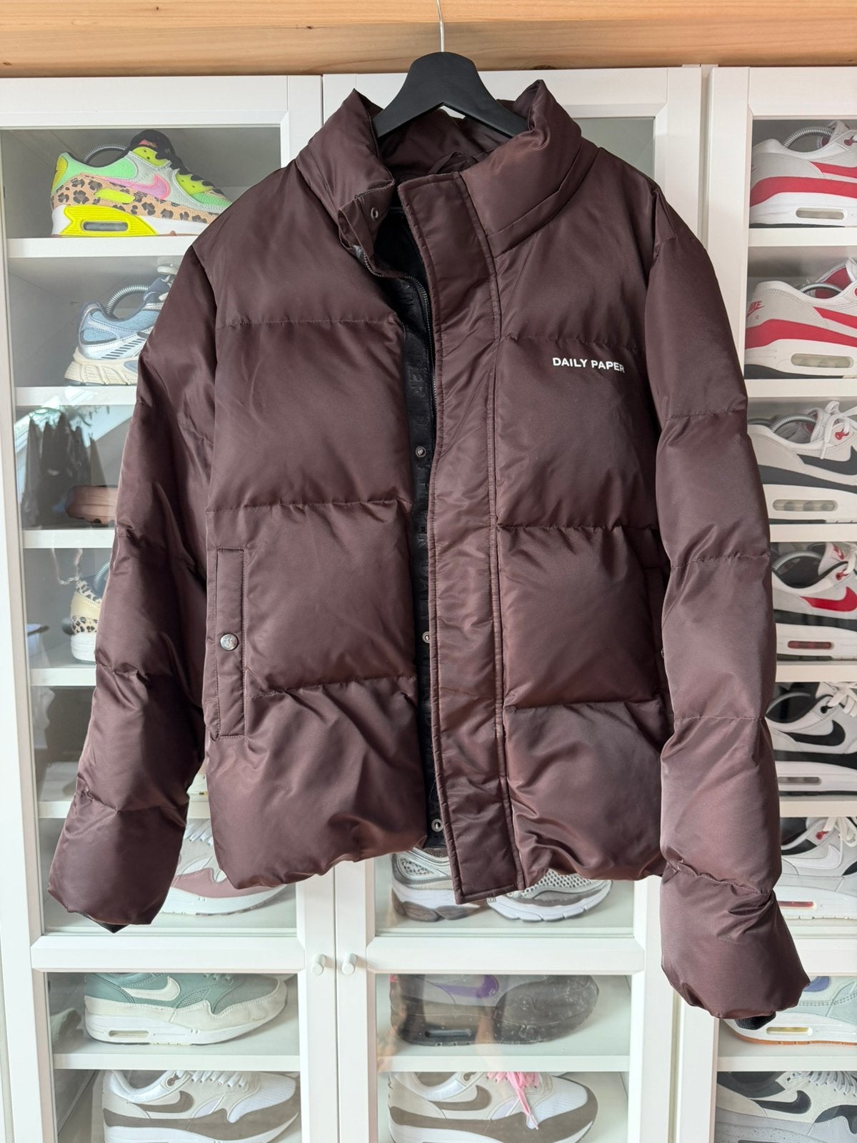 Daily paper jas, Kleding | Heren, Jassen | Winter, Ophalen of Verzenden, Zo goed als nieuw, Zwart