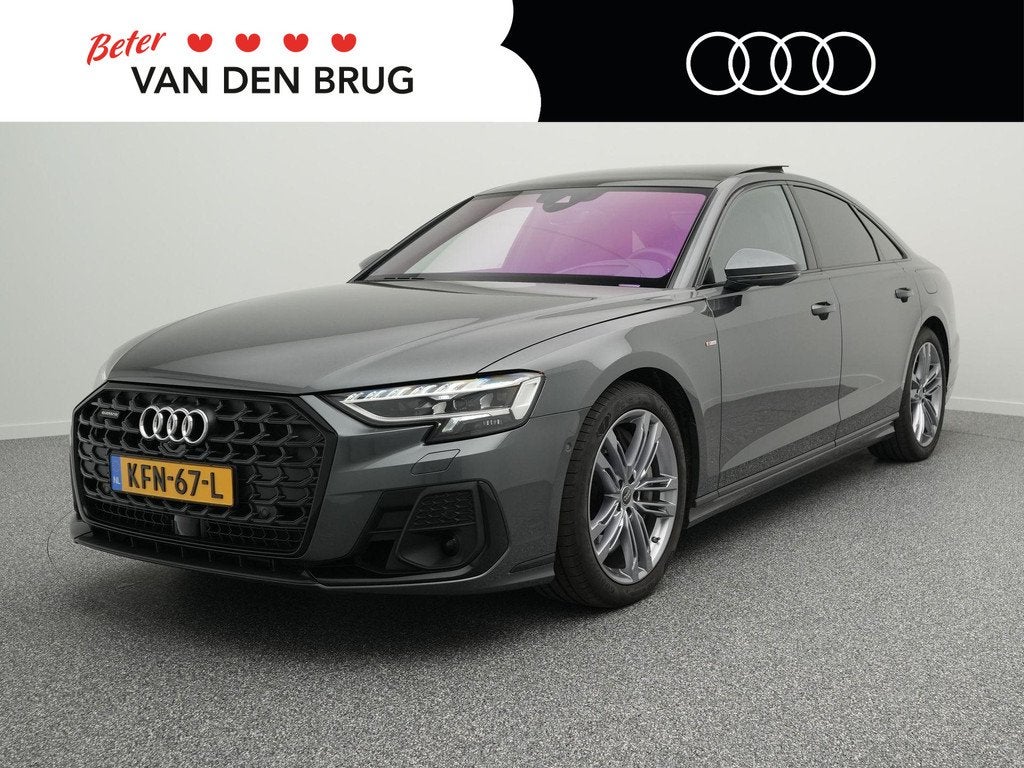 Audi A8 S-Line 60 TFSI e 462 PK QUATTRO | Vierwielbesturing, Auto's, Audi, Automaat, 2995 cc, Bedrijf, Vierwielaandrijving