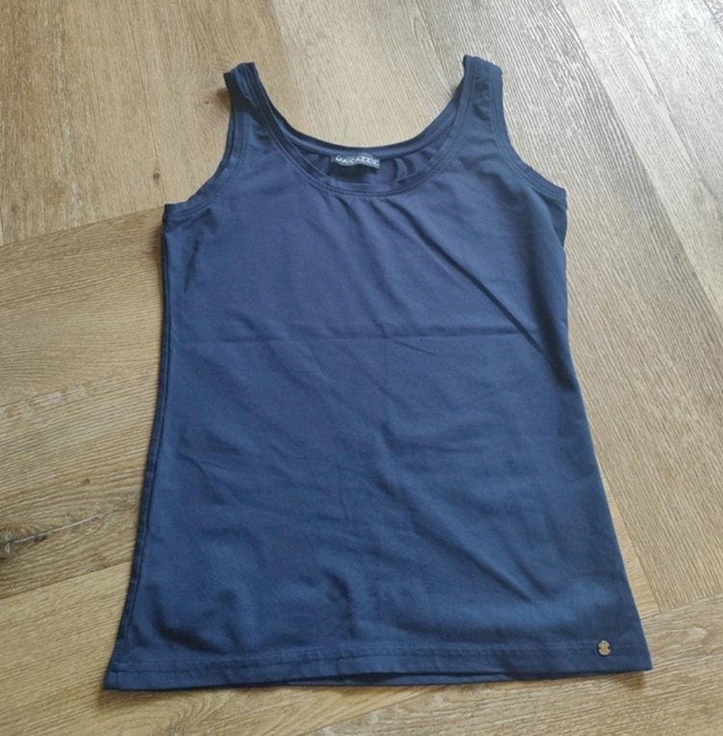 maicazz travelstof blauw M, Ophalen of Verzenden, Zo goed als nieuw, Blauw, Korte mouw