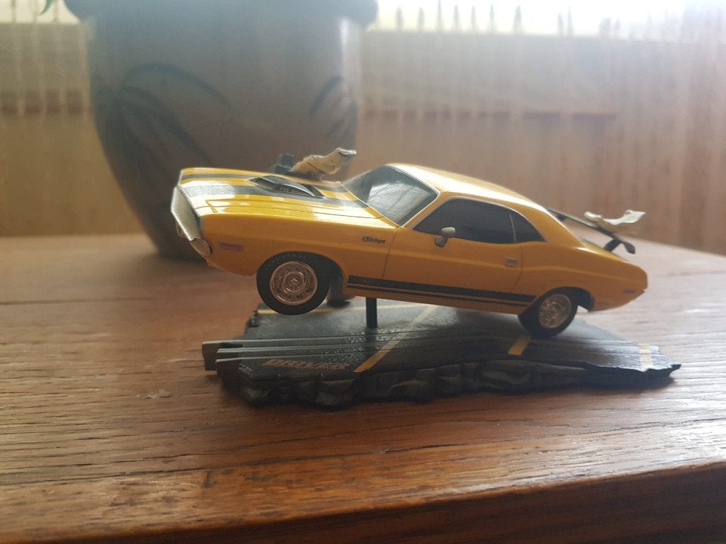 dodge challenger 1970 scale 1:24, Ophalen of Verzenden, Zo goed als nieuw, Auto, Overige merken