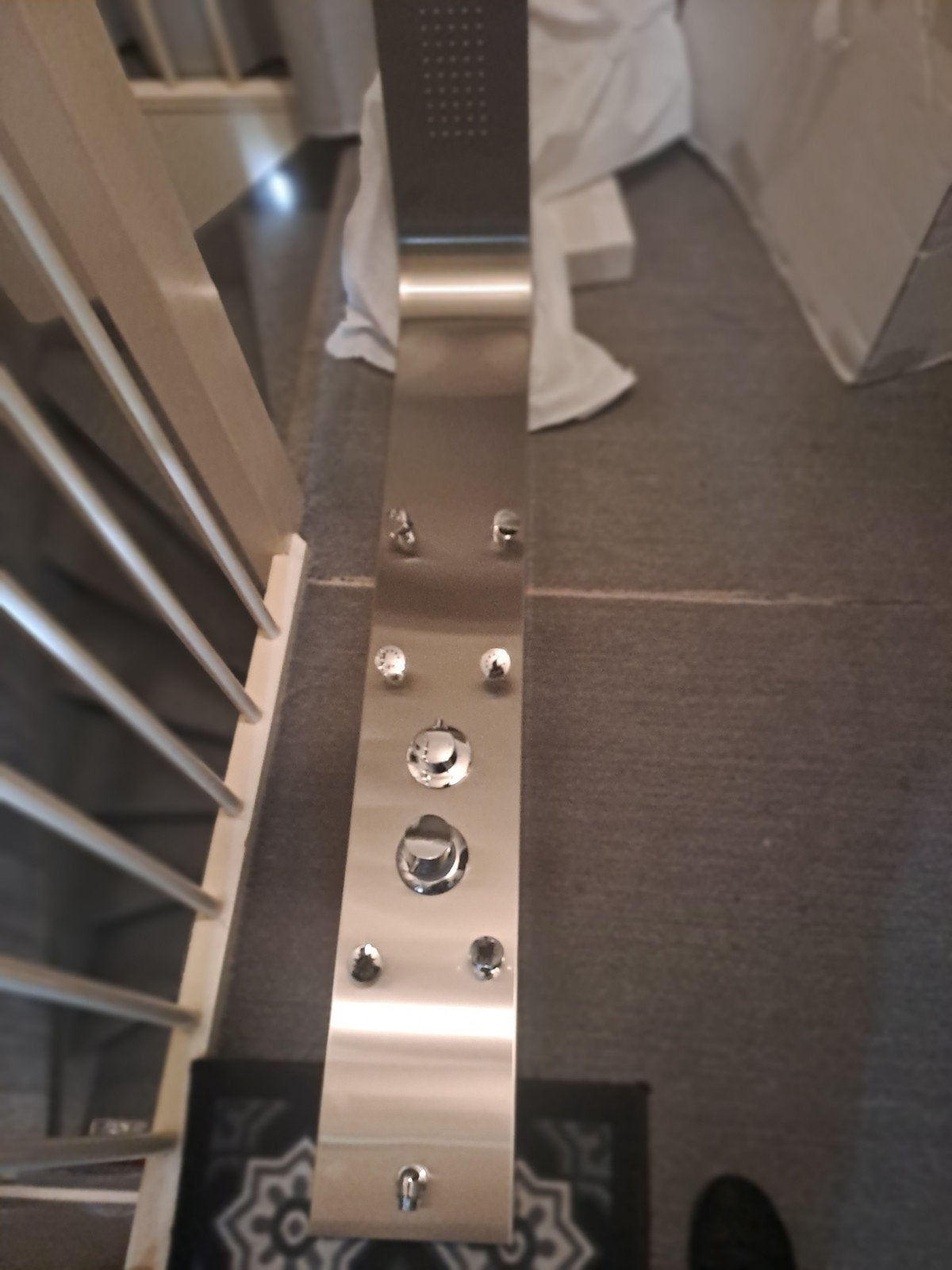 Luxe RVS Douchepaneel met Regendouche en Handdouche, Ophalen, Nieuw, Rvs, Douche
