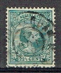 Nederland 1891 nr 41 Prinses Wilhelmina TILBURG, Verzenden, Gestempeld, Koningshuis