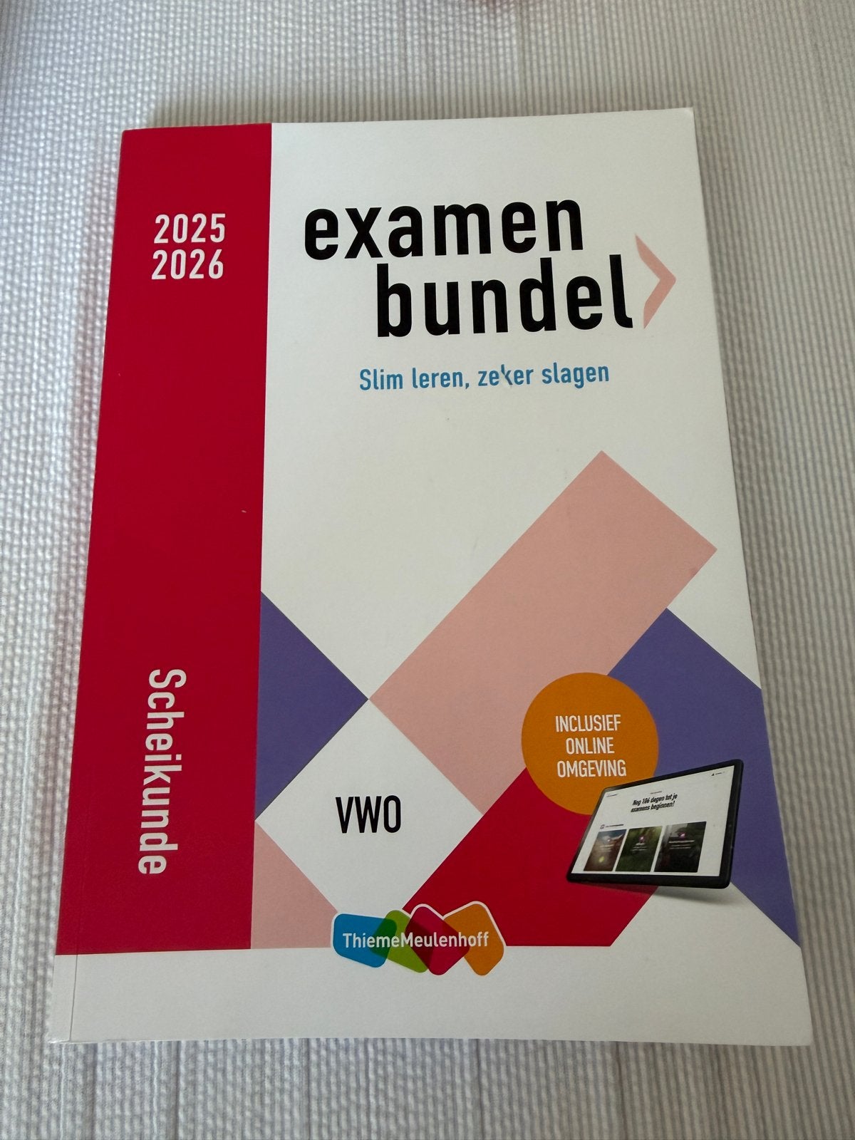 Examenbundel Scheikunde VWO 2025/2026 + online omgeving, Boeken, Ophalen of Verzenden, Zo goed als nieuw, VWO, Scheikunde