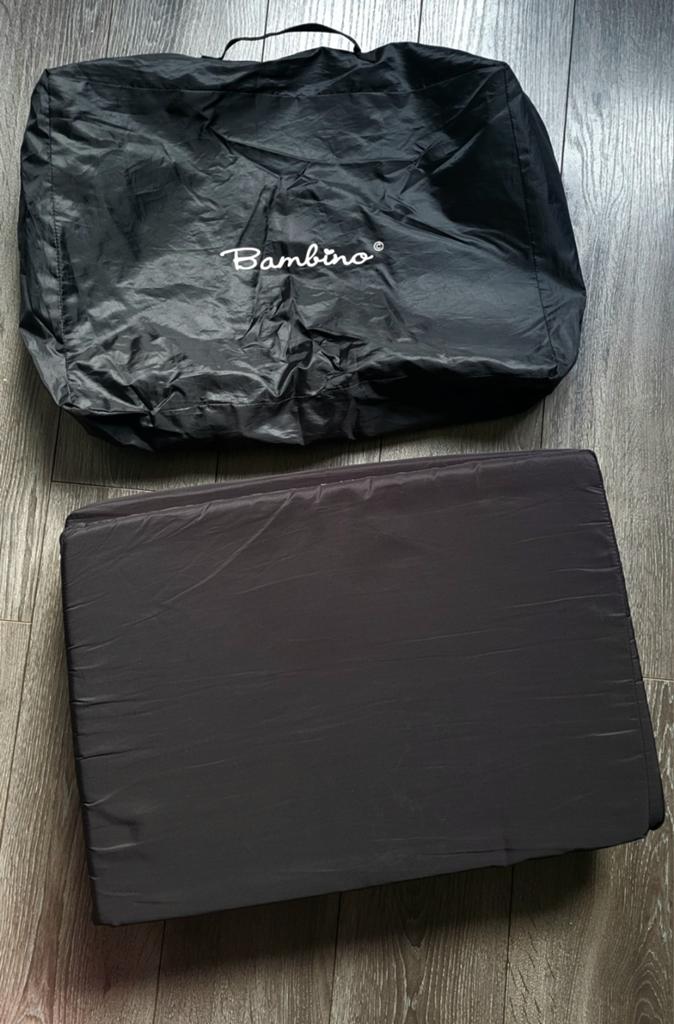 Bambino matrasje Camping bed, Kinderen en Baby's, Ophalen of Verzenden, Minder dan 140 cm, Minder dan 70 cm