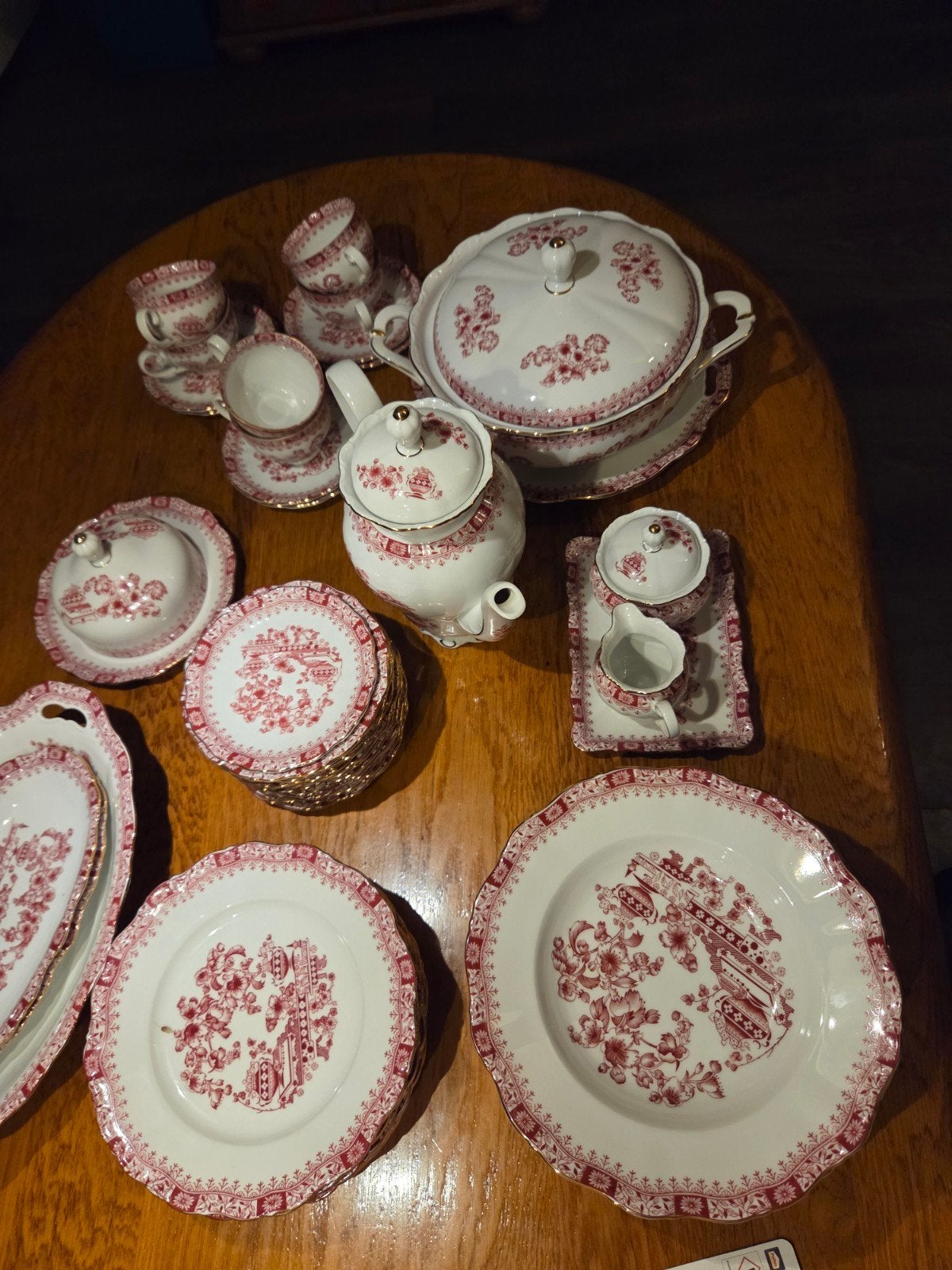 vintage porselein gemaakt in duitsland.. complete s, Ophalen of Verzenden