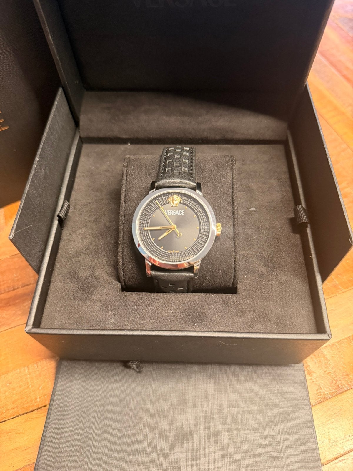 NIEUW - Versave Albireo Herenhorloge – t.w.v. €780, Leer, Staal, Polshorloge, Nieuw