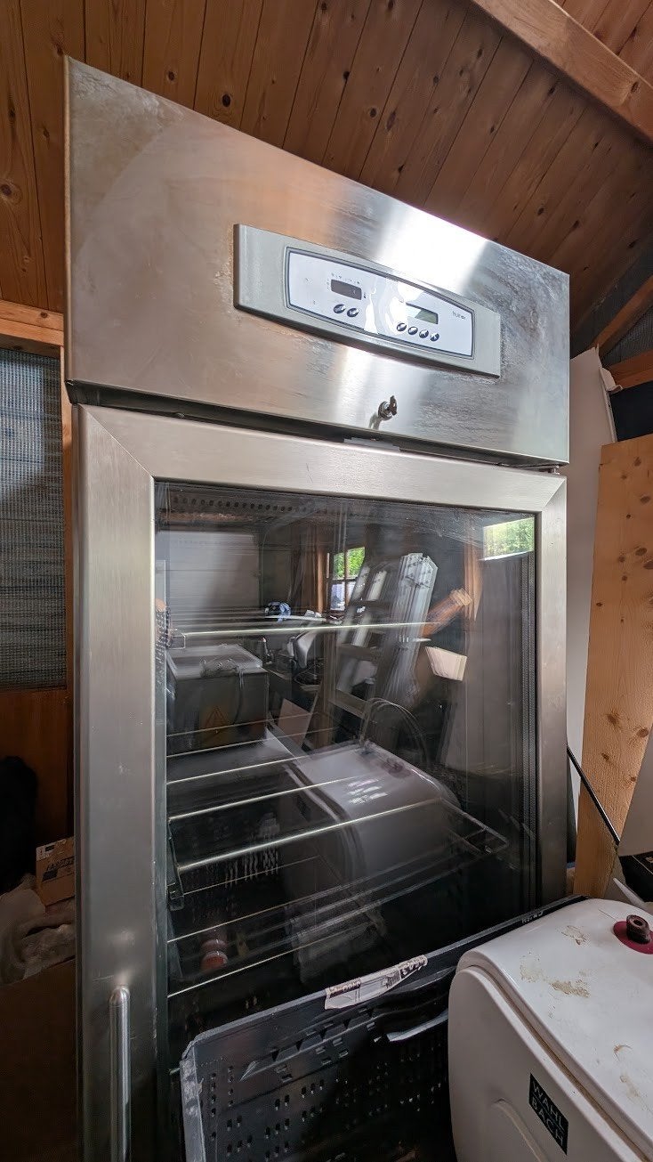 Friolinox warmhoudkast.Gebruikt. Rek is nieuw ., Ophalen of Verzenden