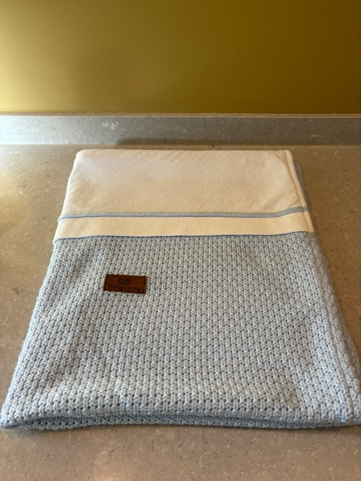 Babydeken, gevoerd van met Baby’s only, Kinderen en Baby's, Ophalen of Verzenden, Zo goed als nieuw, Deken