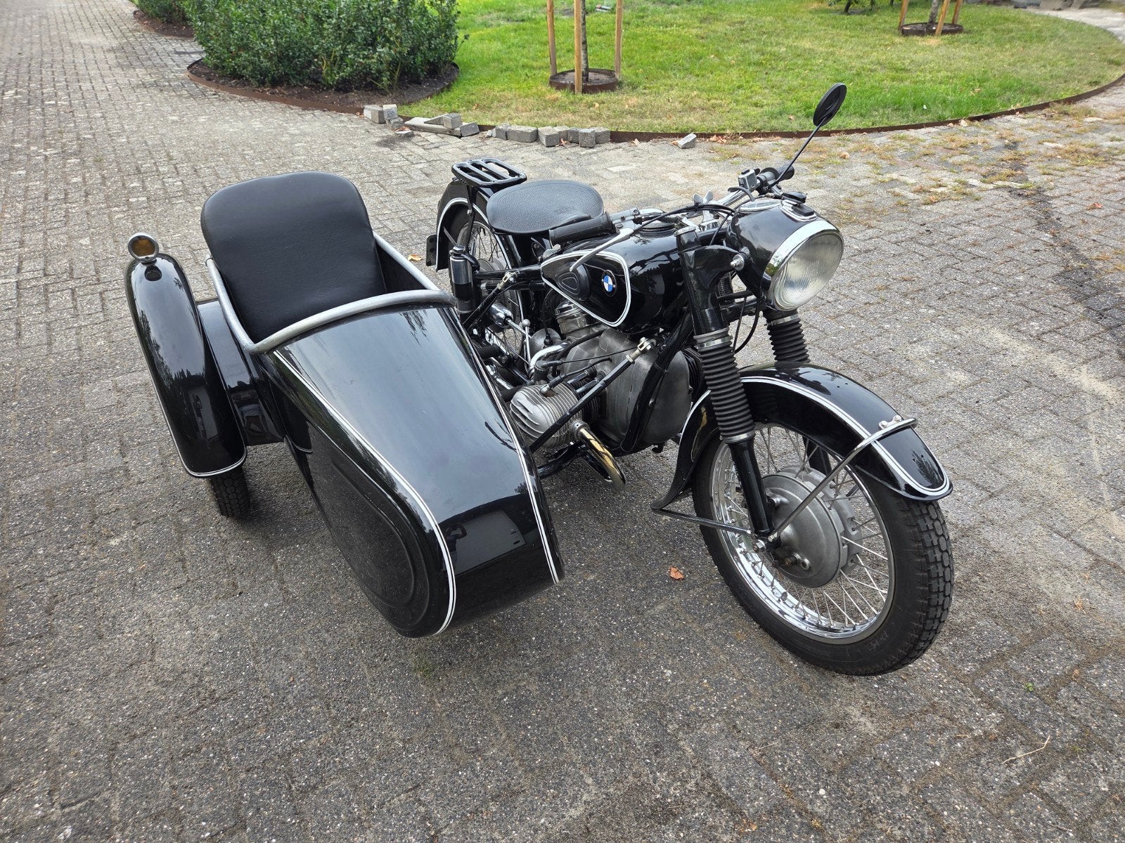 BMW R51/3 met zijspan 1954