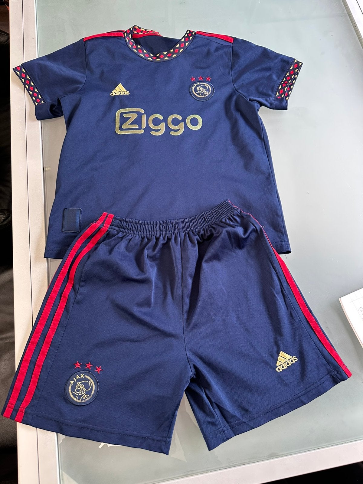 Ajax setje kids, Maat XS of kleiner, Ophalen of Verzenden, Zo goed als nieuw, Set