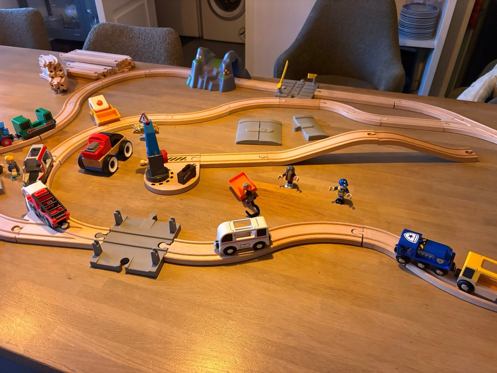 Brio auto-treinbaan, Kinderen en Baby's, Ophalen, Gebruikt