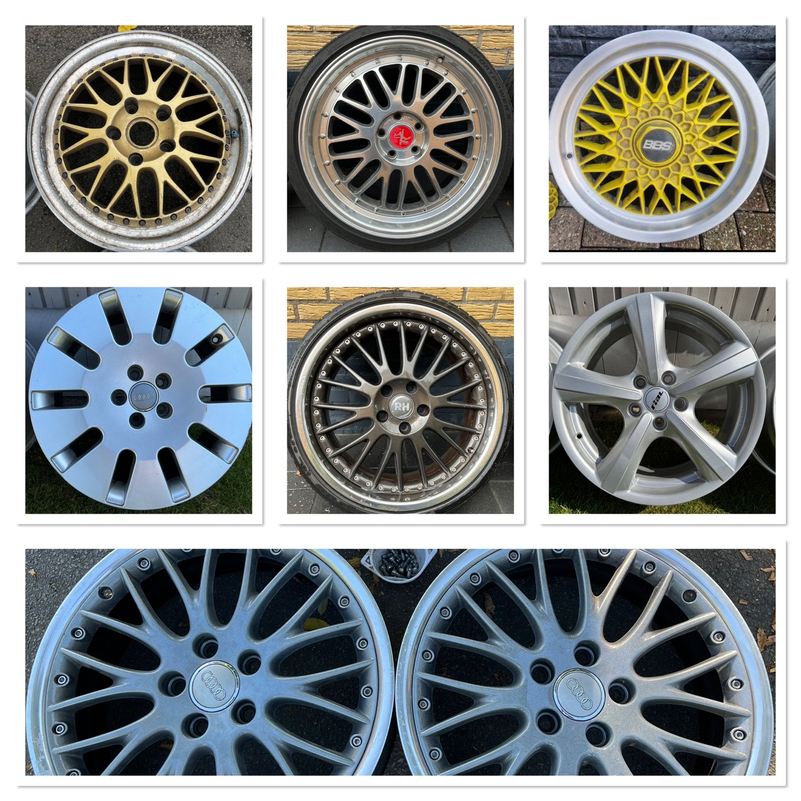 BBS Work Keskin Rial Rh velgen 16 17 18 19 delig, 18 inch, Overige, Gebruikt, Velg(en)