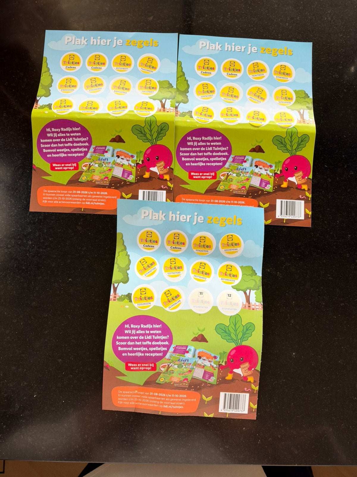 Lidl tuinzegels 2 volle spaarkaarten, Verzamelen, Lidl, Ophalen of Verzenden