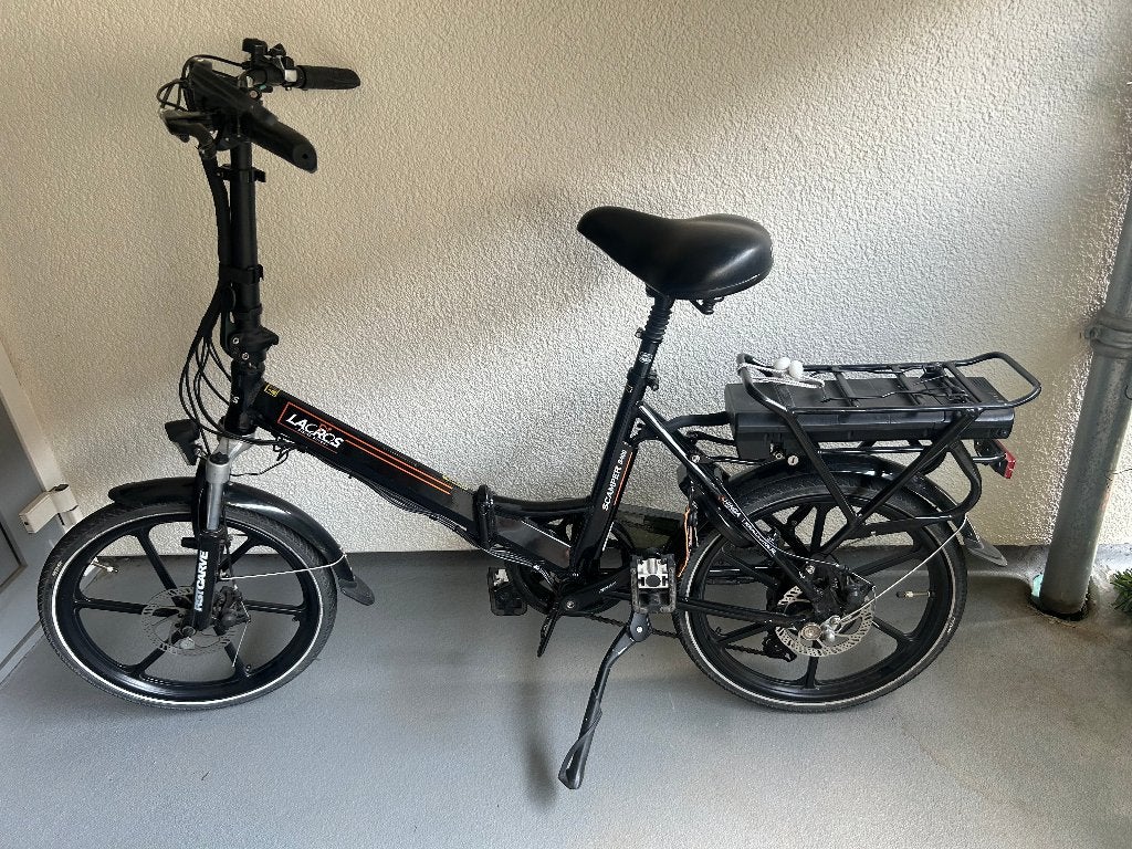 Lacros opvouwbaar ebike, Ophalen, Gebruikt, 50 km per accu of meer, Overige merken