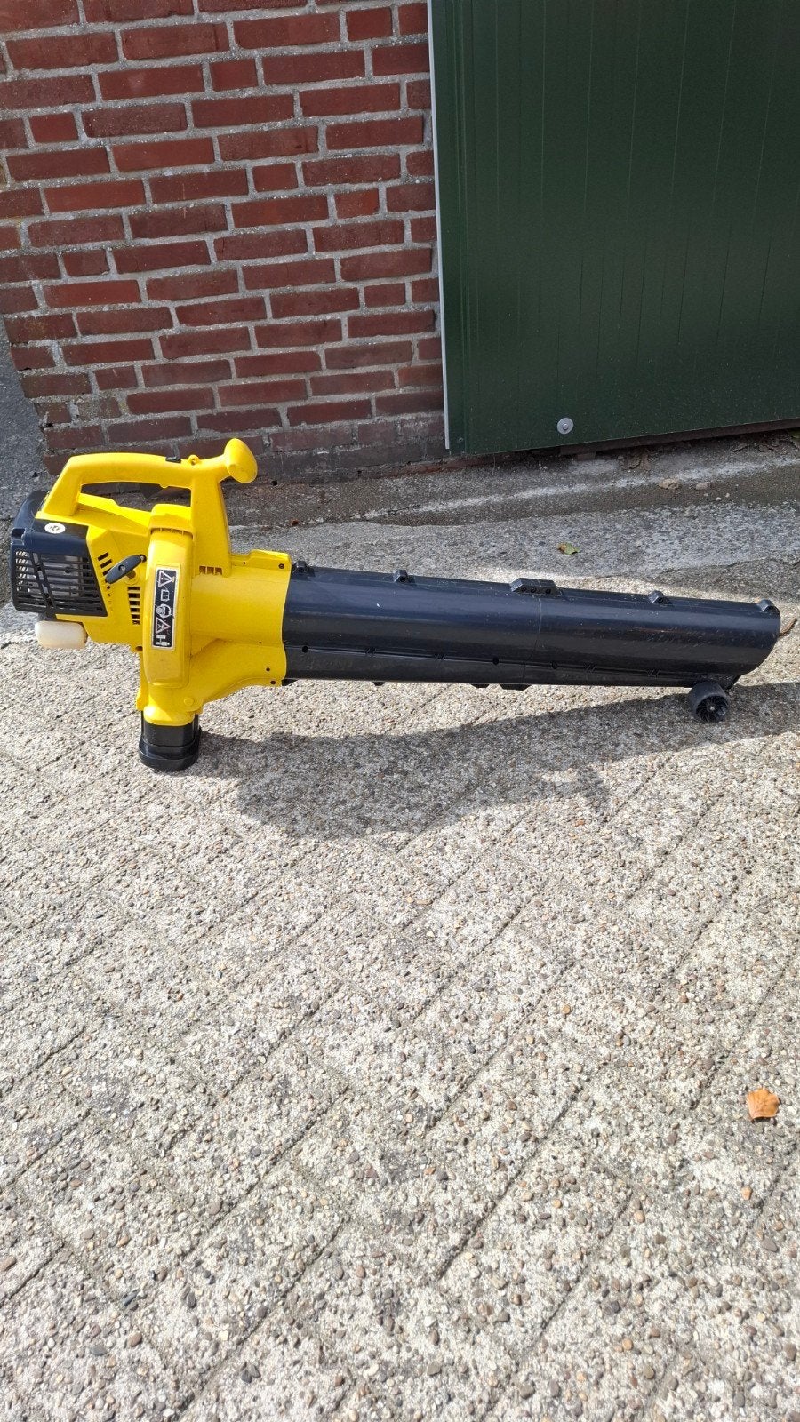 hand bladblazer, Ophalen, Gebruikt, Handgedragen, Met neuswiel