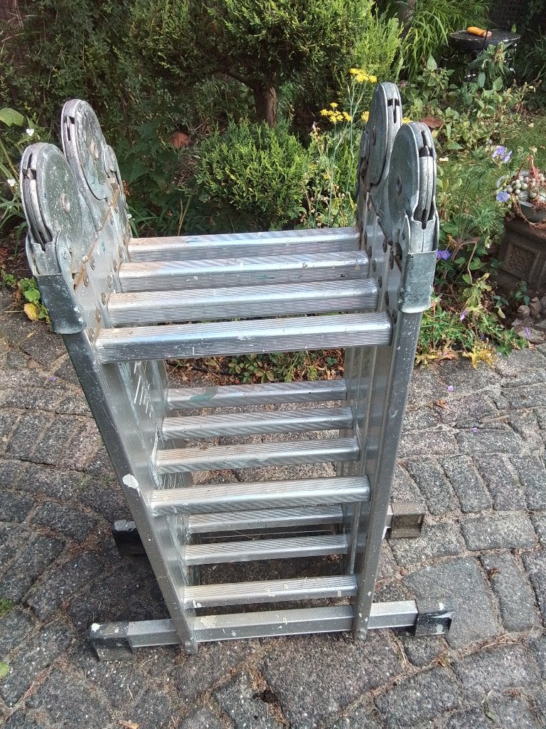 Vouwbare ladder steiger, Ophalen, Gebruikt, Ladder, 2 tot 4 meter