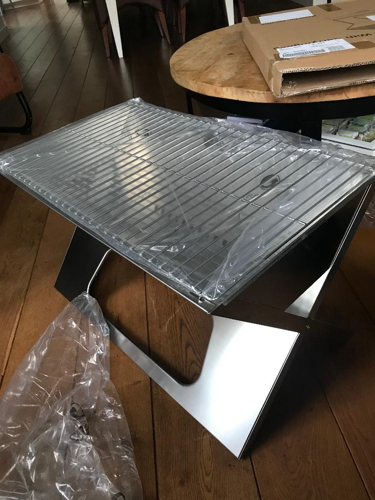 RVS BBQ nieuw in doos, inklapbaar, Ophalen of Verzenden, Nieuw