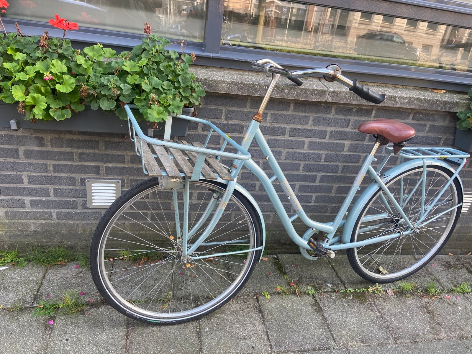 Omafiets te koop, Fietsen en Brommers, Ophalen, Zo goed als nieuw