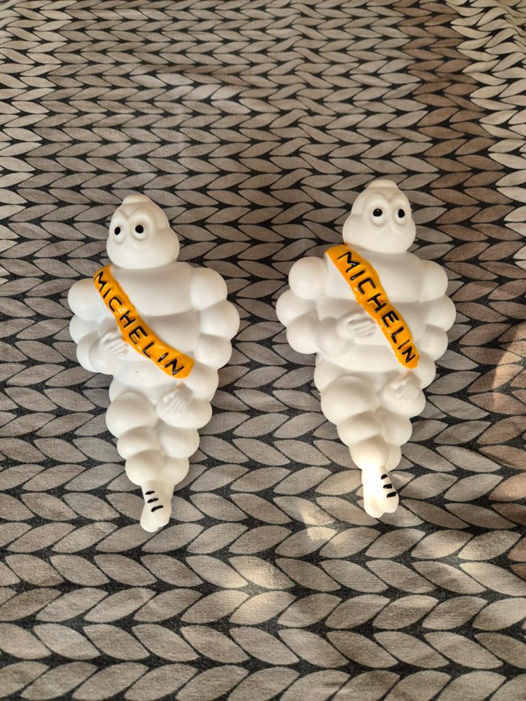 Set Michelin poppen bibendum 15cm, Auto-onderdelen, Vrachtwagen-onderdelen, Ophalen of Verzenden, Nieuw