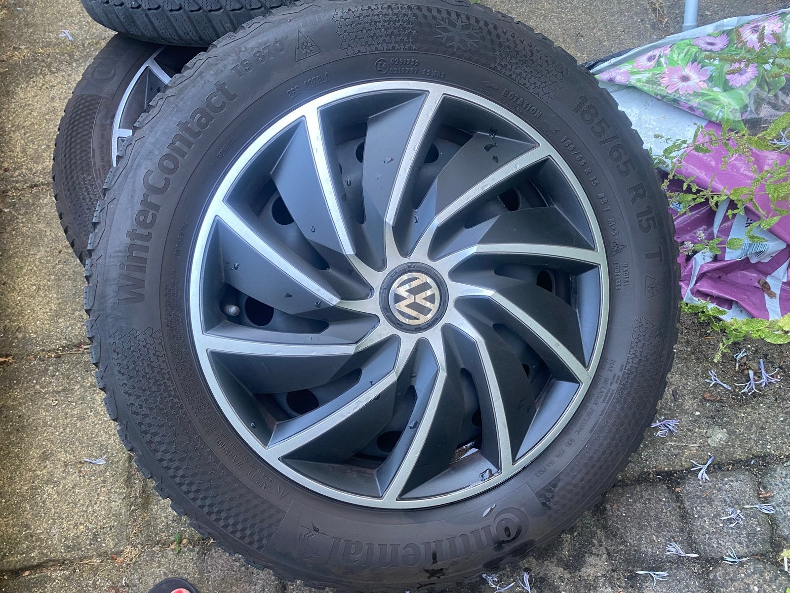 Winterbanden 185/65 R15 5x100 VW Polo (2019), Ophalen