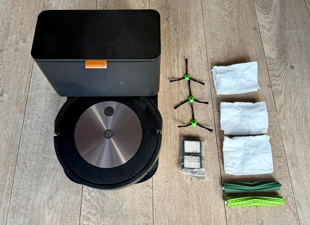 iRobot Roomba j7+ Robotstofzuiger met zelflegende basis, Ophalen, IRobot, Automatisch legen, Zo goed als nieuw