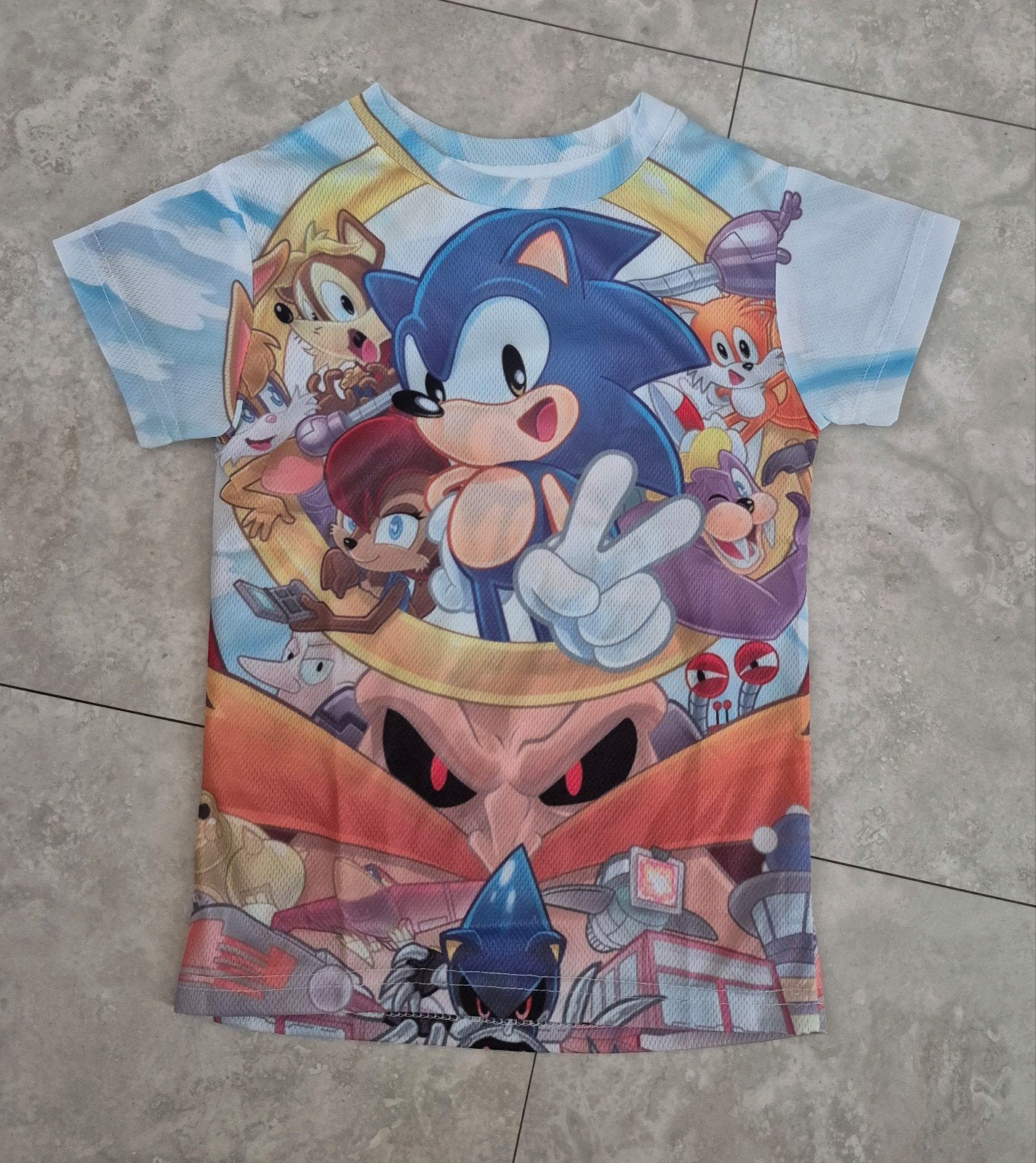 Sonic t-shirt Maat 110/116 NIEUW, Ophalen of Verzenden, Nieuw, Jongen of Meisje, Shirt of Longsleeve