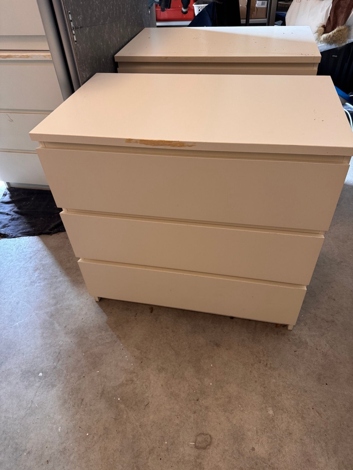 Ikea MALM ladekast 3 lades 5 stuks, Ophalen, 50 tot 100 cm, Zo goed als nieuw, 3 of 4 laden