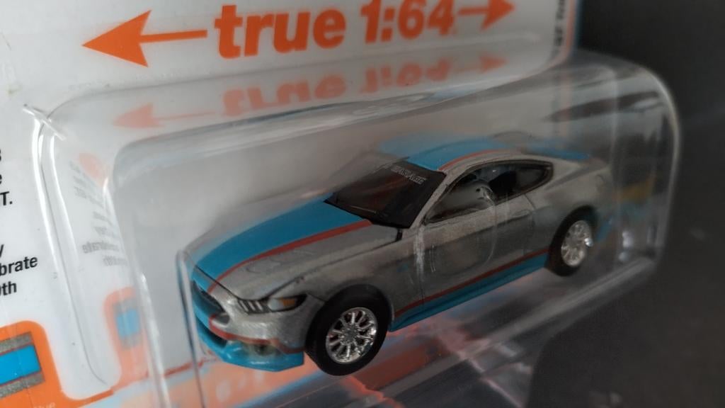 Ford Mustang GT tribute edition Silver 1:64 Autoworld Pol, Auto, ., Nieuw, .