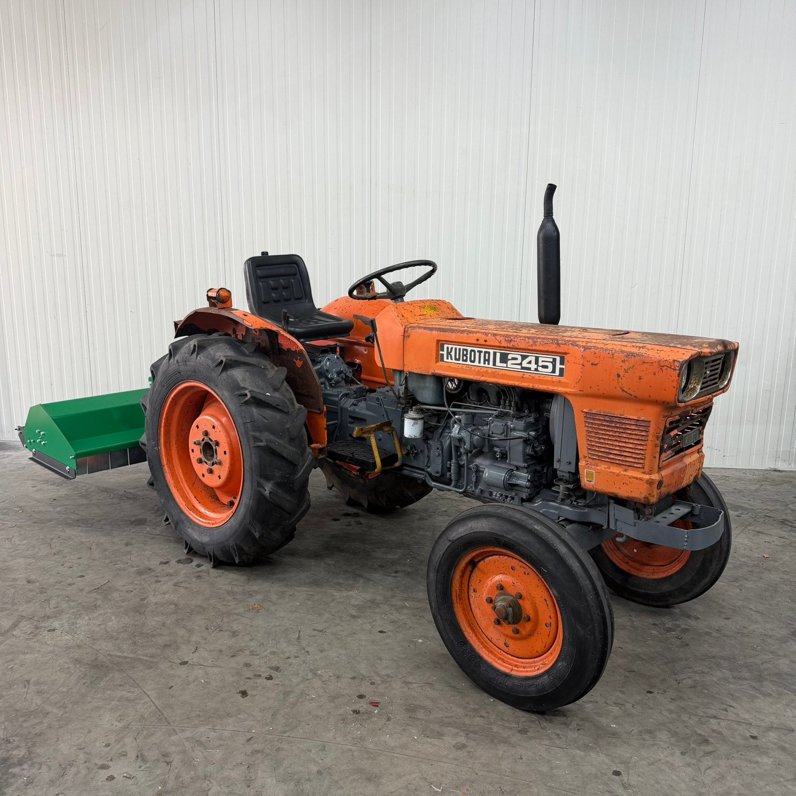 Kubota L245 + Klepelmaaier (Kenteken), Gebruikt, Tot 2500, Tot 80 Pk, Ophalen