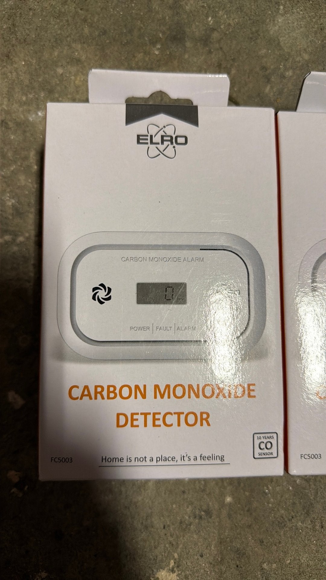 Elro CO melder inclusief 2 jaar bat, Ophalen of Verzenden, Zo goed als nieuw, Detector, Sensor of Melder, Overige soorten