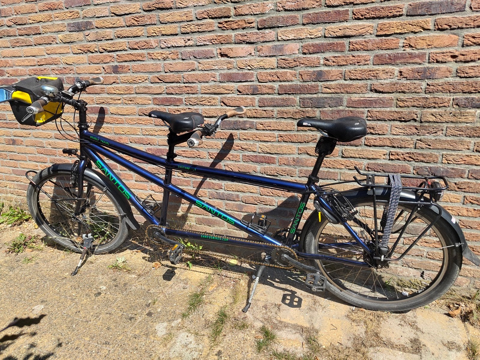 Santos Tandem maat 49 (M) , Rohloff, donkerblauw, Ophalen, Gebruikt, 10 tot 15 versnellingen, Velgrem